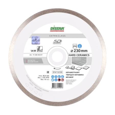 Круг алмазный отрезной 1A1R 230x1,6x10x25,4 Hard ceramics DiStar 11120048017. Артикул 11120048017