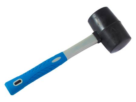 Киянка резиновая, фиберглассовая рукоятка, 910г,  РемоКолор professional 38-6-212. Артикул 38-6-212