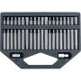 Набор бит HEX, TORX, SPLine, хвостовик-шестигранник 1/2, CrV, 42 шт. Stels 11318. Артикул 11318