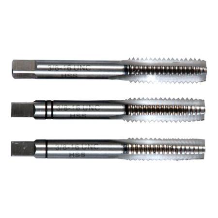 Метчики ручные UNC 1/4-20, HSS, DIN 352, 2B, комплект из 3 штук PROJAHN 93801. Артикул 93801
