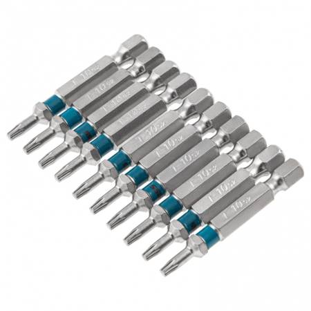 Набор бит Torx10 х 50, сталь S2, 10 шт. Gross 11468. Артикул 11468