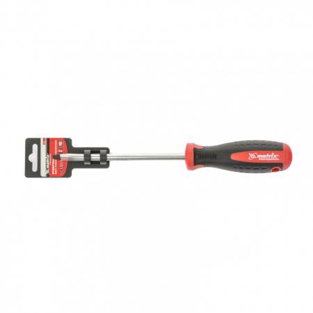 Отвертка Profi, SL8 х 150 мм, S2, двухкомпонентная рукоятка Matrix 11830. Артикул 11830