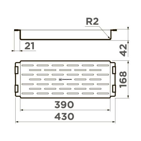 Корзина для сушки Omoikiri CO-06-GM 4999052. Артикул 4999052