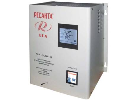 Стабилизатор АСН-12 000 Н/1-Ц Ресанта Lux 63/6/22. Артикул 63/6/22