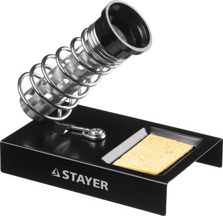 Стальная подставка для паяльников STAYER штампованная MAXTerm 55318. Артикул 55318
