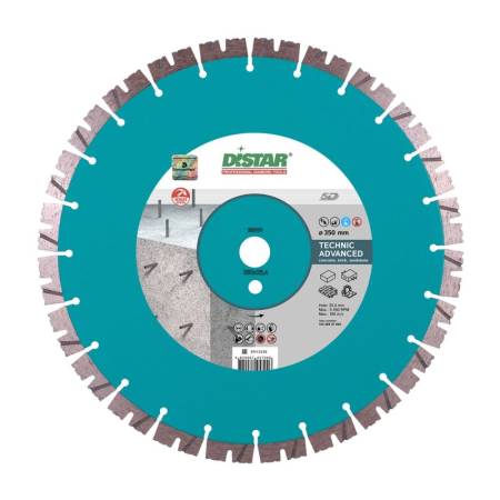 Круг алмазный 1A1RSS/C3-H 350x3,5/2,5x15x25,4-(11,5)-24  Technic Advanced DiStar 14320347025. Артикул 14320347025