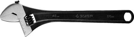 Ключ разводной МАСТЕР 375 / 40 мм ЗУБР 27251-37. Артикул 27251-37