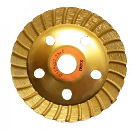 Чашка алмазная 125*22 турбо ONYX 27993. Артикул 27993