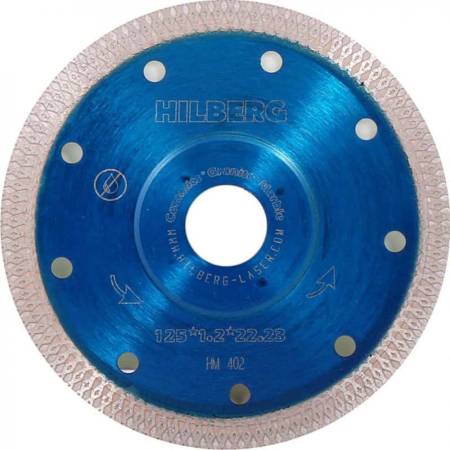 Диск алмазный 125х1,2х22 турбо(паутинка) HILBERG X-TYPE/керамогранит/ 35794. Артикул 35794
