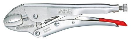 Зажим ручной, круг 40 мм, квадрат 20 мм, под ключ 30 мм, длина 250 мм KNIPEX KN-4104250. Артикул KN-4104250