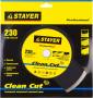 диск алмазный отрезной STAYER Professional Clean Cut 230 мм сплошной по керамограниту мрамору плитке 3664-230_z01. Артикул 3664-230_z01