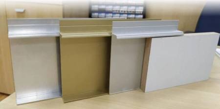 Плинтус алюминиевый скрытый неанодированный без пятки ProDesign pdw. Артикул pdw