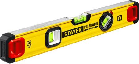 Уровень STAYER ProStabil Magnet 400 мм магнитный с двумя фрезерованными поверхностями 3480-040. Артикул 3480-040