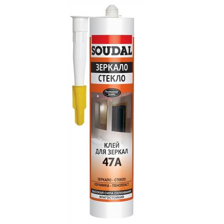 Клей для зеркал SOUDAL 47a, 300 мл 117384. Артикул 117384