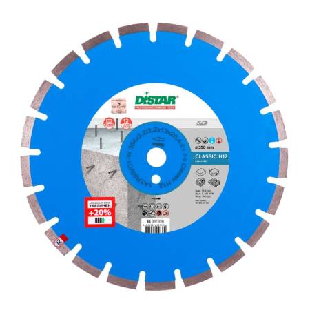 Круг алмазный отрезной 1A1RSS/C1-W 354x3,2/2,2x12x25,4-21 F4 Classic H12 DiStar 12185004160. Артикул 12185004160
