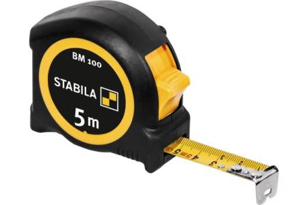 Рулетка 5м x 19мм, STABILA BM 100 19568. Артикул 19568