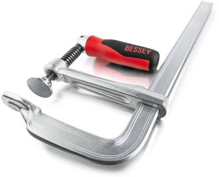 Струбцина цельнометаллическая 600/120, 5 кН, складная 2К ручка BESSEY BE-GZ60-12KG. Артикул BE-GZ60-12KG