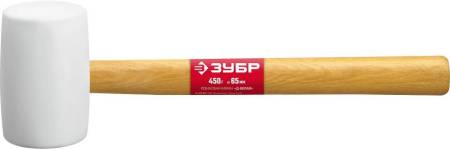 Киянка белая резиновая ЗУБР 450 г 20511-450_z02. Артикул 20511-450_z02