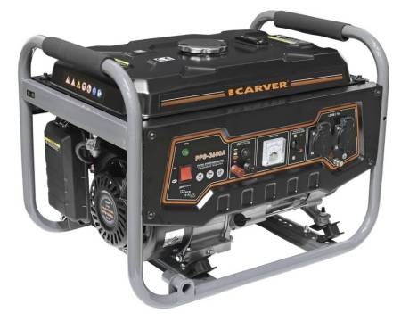 Бензиновый генератор CARVER PPG - 3600А 01.020.00011. Артикул 01.020.00011