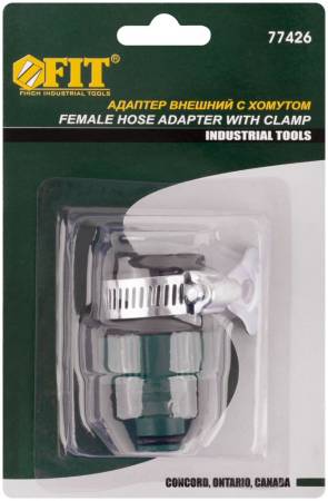 Адаптер внешний пластиковый, с хомутом FIT 77426. Артикул 77426