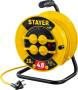 Удлинитель силовой на катушке STAYER ПВС 3х2.5 20м 4000Вт IP44, M 325 55064-20. Артикул 55064-20