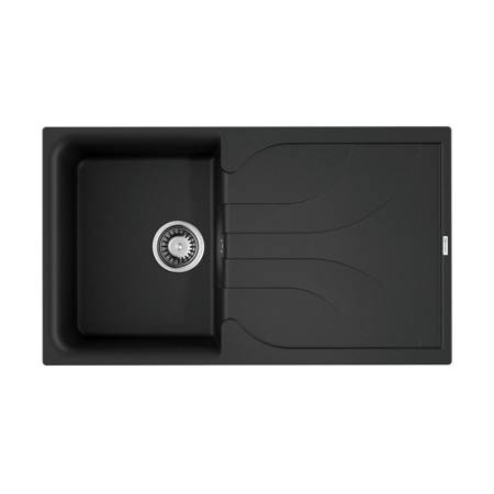 Кухонная мойка Omoikiri Yasugata 86-BL Tetogranit/черный 4993868. Артикул 4993868
