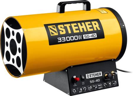 Пушка тепловая газовая, 33 кВт, STEHER SG-40. Артикул SG-40