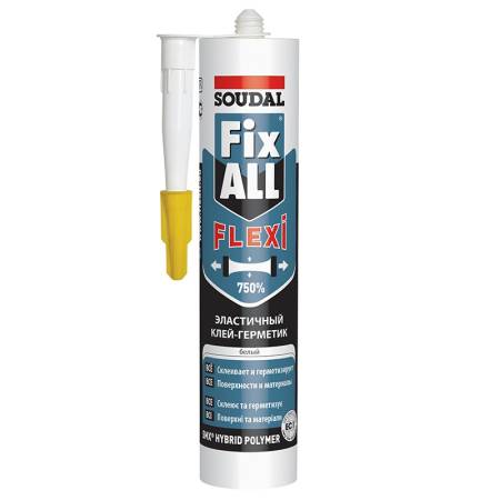 Клей-герметик SOUDAL FIX ALL FLEXI Серый 290 мл 134902. Артикул 134902