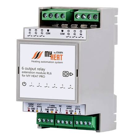 Релейный блок расширения MyHeat RL6 6291 93404. Артикул 93404