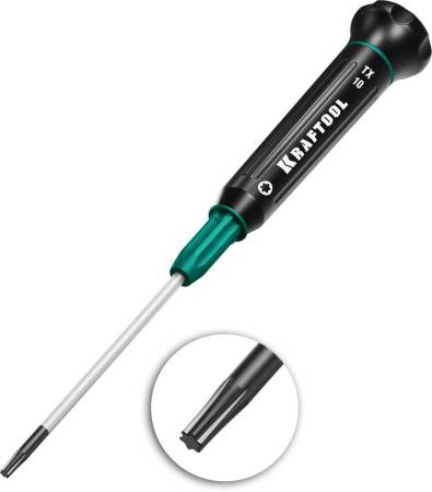 Отвертка Precision для точных работ TX10 KRAFTOOL 25684-10. Артикул 25684-10