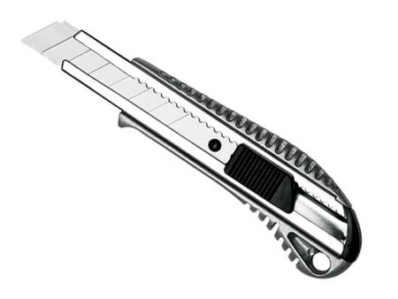 Резак с выдвижным лезвием "Aluminium profi", 25мм, толщ.0,7мм,  РемоКолор professional 19-0-303. Артикул 19-0-303
