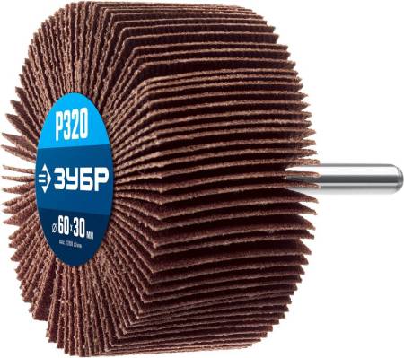 Круг шлифовальный лепестковый ЗУБР d 60x30 мм P320 Профессионал. Артикул 36602-320_z01