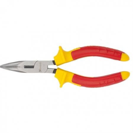 Длинногубцы изогнутые Insulated, 160 мм, двухкомпонентные рукоятки Matrix Professional 17472. Артикул 17472