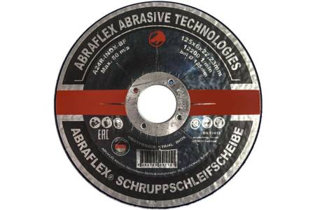 Круг обдирочный по металлу + нержавейке (125x6х22 мм) Abraflex А125602223i. Артикул А125602223i