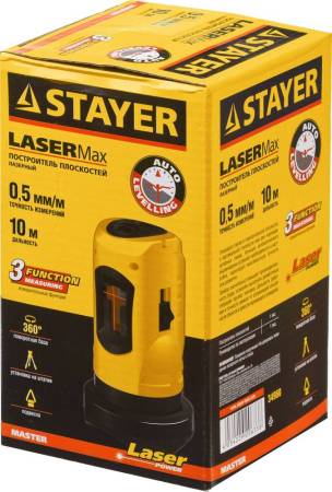 Нивелир лазерный STAYER SLL крест 34960. Артикул 34960