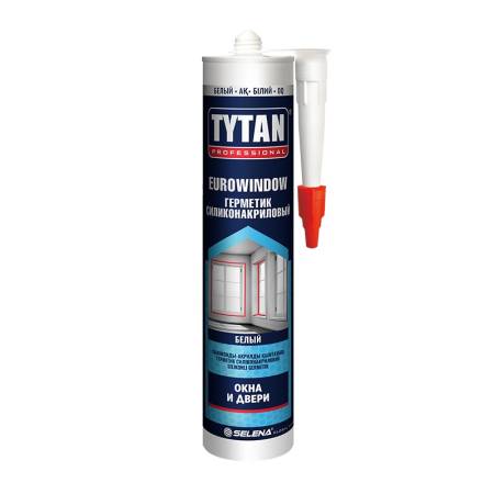 Герметик силиконакриловый Tytan Eurowindow окна и двери (0,28 л). Артикул тов-213049