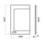 Разделочная доска Omoikiri CB-BASIC-400-WD 4999104. Артикул 4999104