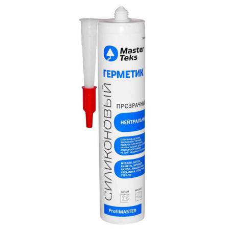 Герметик силиконовый нейтральный MasterTeks PM 0,29 прозрачный 9612904. Артикул 9612904