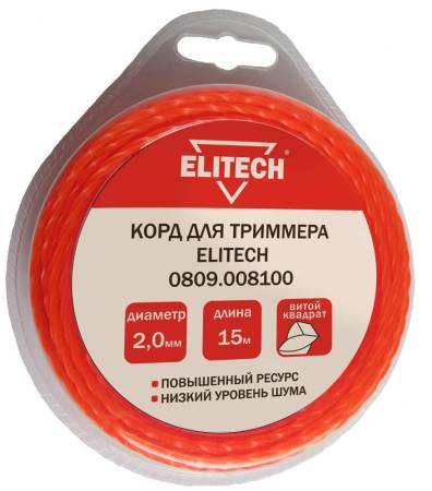 Корд для триммера 0809.008100 ELITECH 188771. Артикул 188771