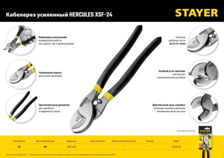 Кабелерез усиленный STAYER HERCULES XSF-24 2333-25_z02. Артикул 2333-25_z02
