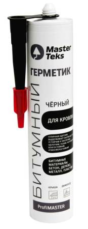 Герметик битумный MasterTeks ProfiMaster для кровли 260мл черный 9781660. Артикул 9781660