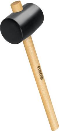 Киянка чёрная резиновая  STAYER 680 г 20505-75. Артикул 20505-75