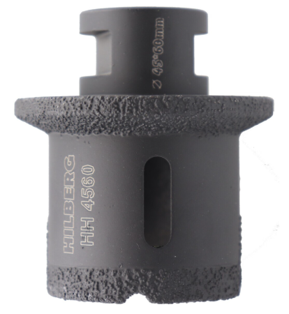 Коронка-фреза алмазная Hilberg Super Hard 4T, М14 45/60*40 mm HH4560. Артикул HH4560