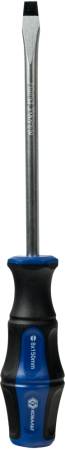 Отвертка Ultra Grip КОБАЛЬТ SL 8,0 х 150 мм CR-V, двухкомпонентная рукоятка (1 шт.) подвес 646-294. Артикул 646-294
