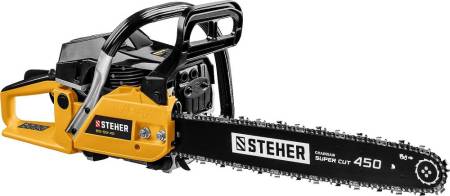 Бензопила STEHER BS-58-45 58 см3 45 см BS-58-45. Артикул BS-58-45