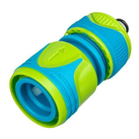 Соединитель быстросъемный 1/2", аквастоп, двухкомпонентный, Palisad LUXE 65778. Артикул 65778