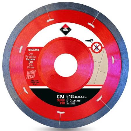 Алмазный диск Rubi CPJ 125 SUPERPRO 32933. Артикул 32933