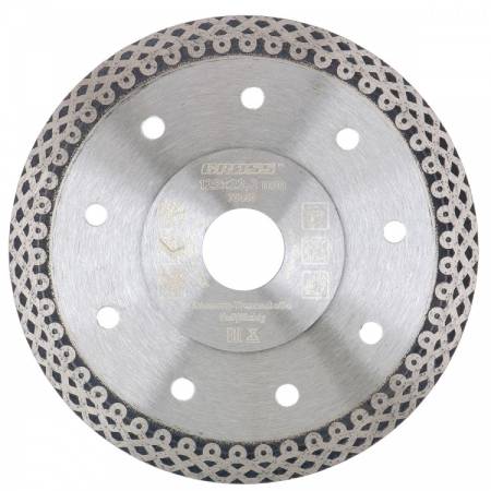 Диск алмазный, 115 х 22,2 мм, тонкий, сплошной (Jaguar), мокрая резка Gross 73052. Артикул 73052