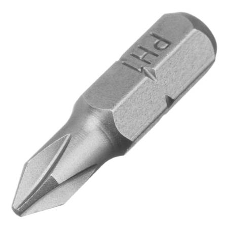 Набор бит PH1 x 25, сталь CrMo, 5 шт. Сибртех 11237. Артикул 11237