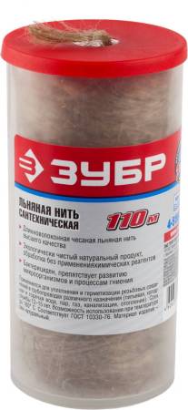 Нить льняная сантехническая ЗУБР 110 м 4-51992-110. Артикул 4-51992-110